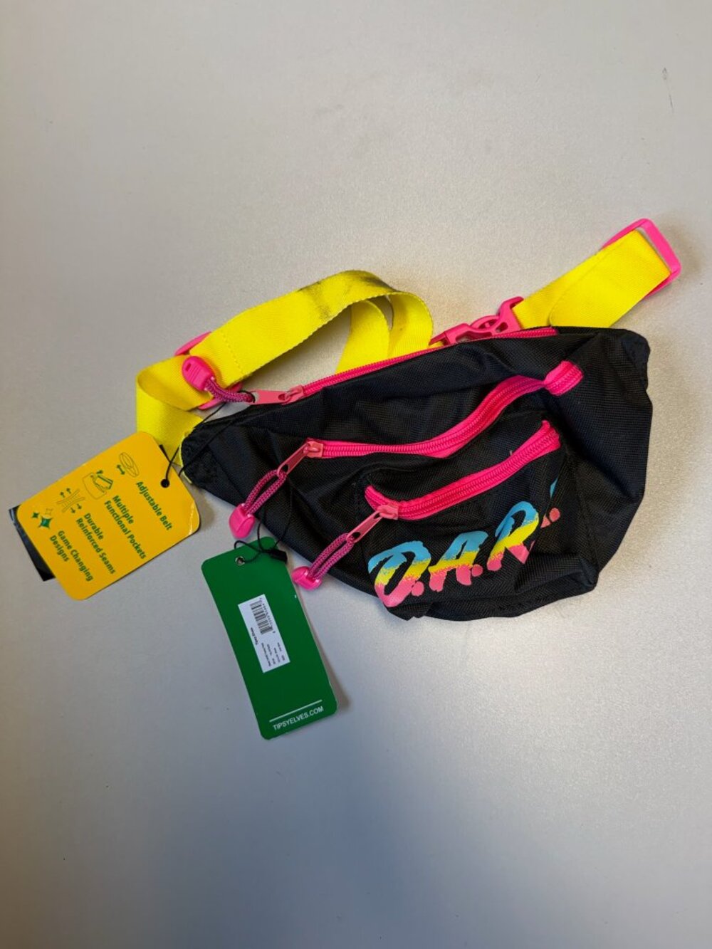 TIPSY ELVES Black DARE Fanny Pack - Picture 4 of 9